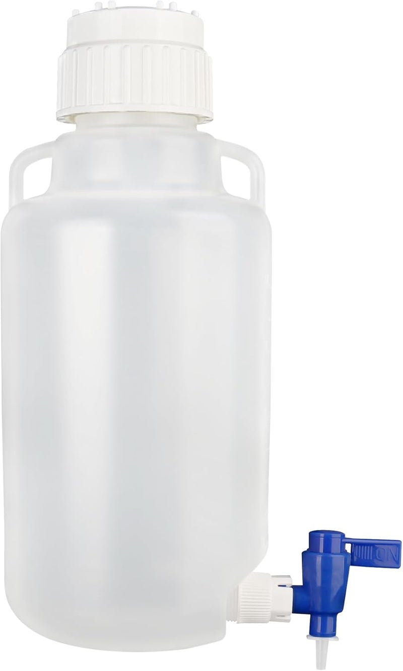 UTILE 1 Pc Gallon Jug Vol.5L, Plastic Jug, PP Material Round Carboys with Screw Cap 4093.0191.1 - Image 1